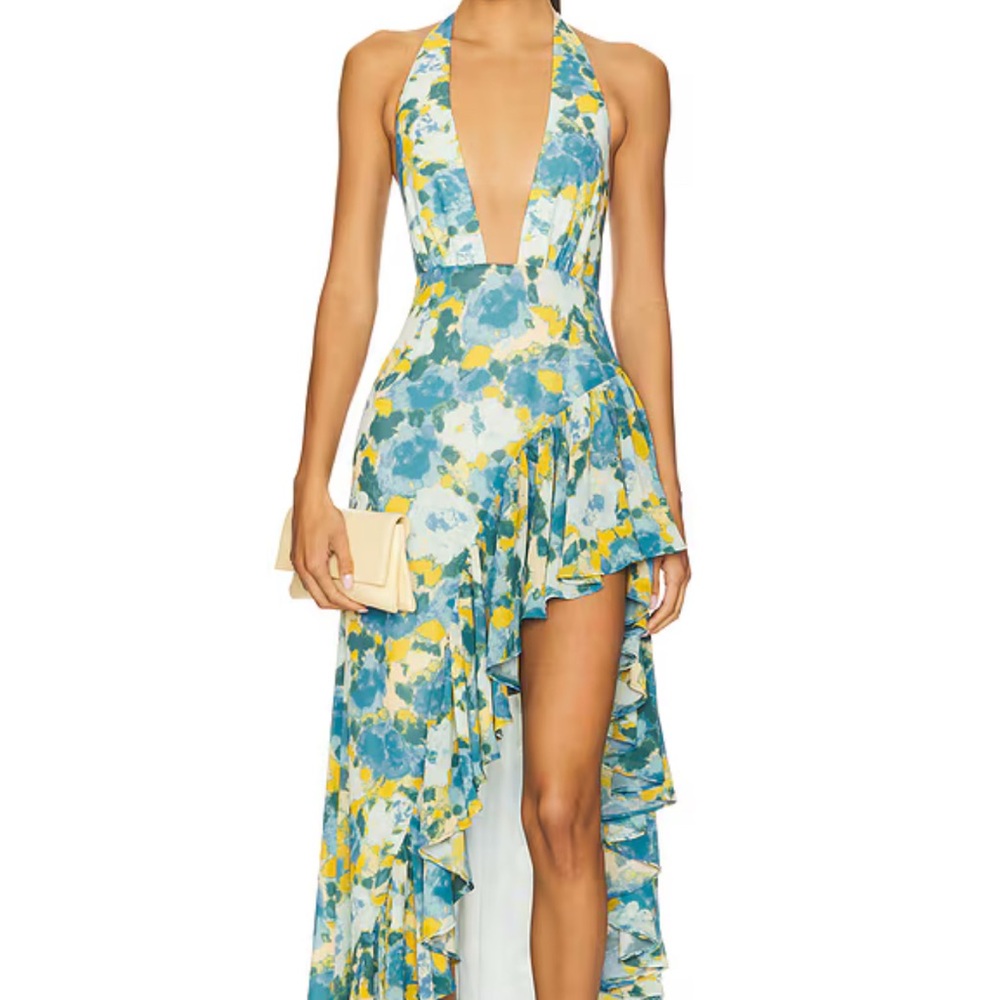 Floral Plunge Lovers + Friends Dress